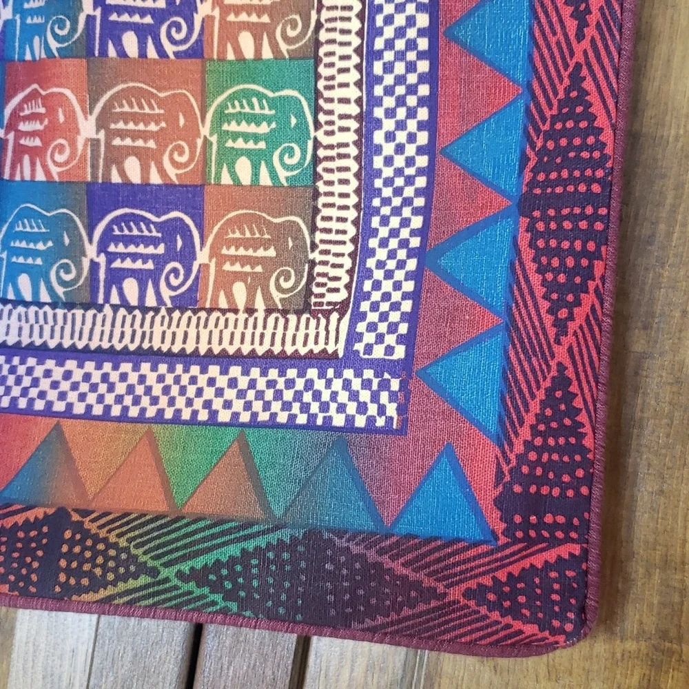 Kudinda Zimbabwe NWOT Elephant Print Accent Pillow Cover